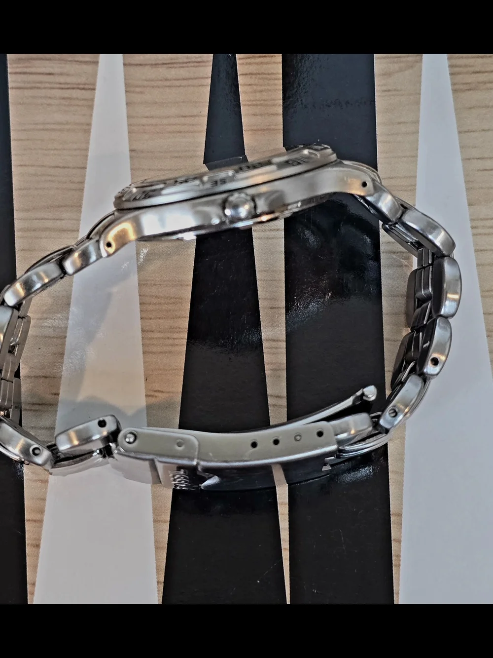Fossil Blue Stainless Steel Women's Moonphase Watch